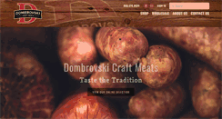 Desktop Screenshot of dombrovskimeats.com